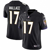Nike Baltimore Ravens #17 Mike Wallace Black Alternate NFL Vapor Untouchable Limited Jersey,baseball caps,new era cap wholesale,wholesale hats